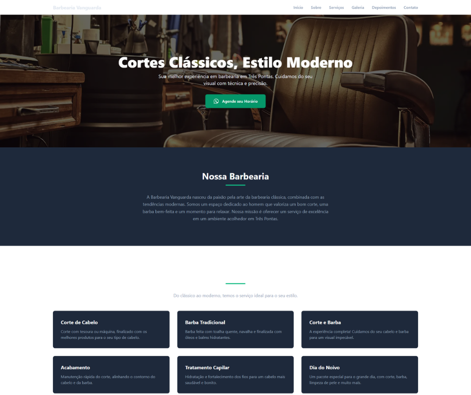 Modelo Barbearia